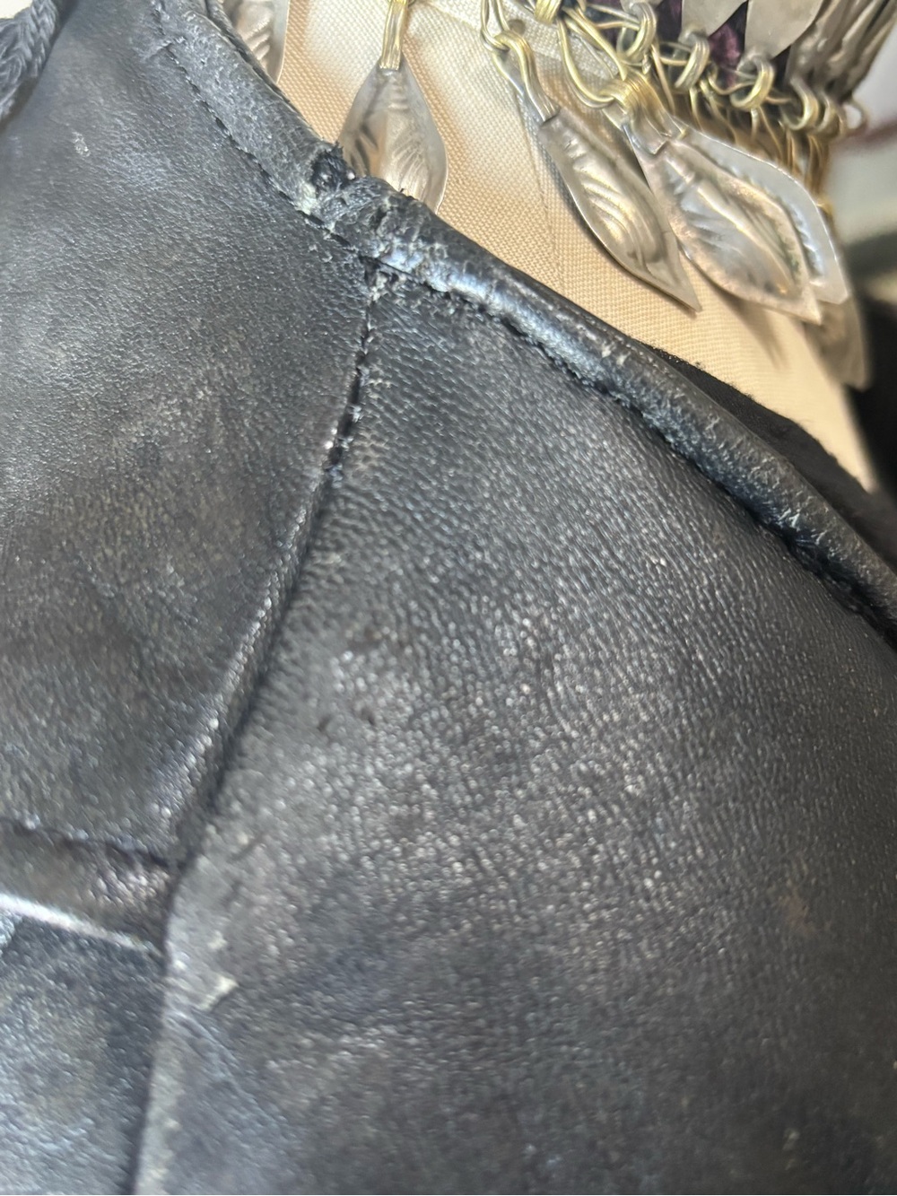 IRO Adria Distressed Lambskin Leather Jacket Sz S 🎸🔥 - Picture 5 of 7